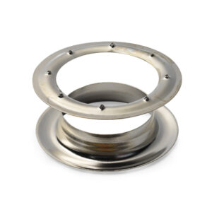 Zeilringen rond messing vernikkeld