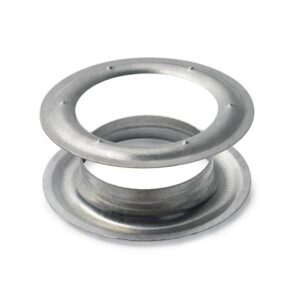 Zeilringen rond verzinkt